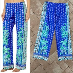 NWT Lilly Pulitzer PJ Woven Pant Blue Grotto